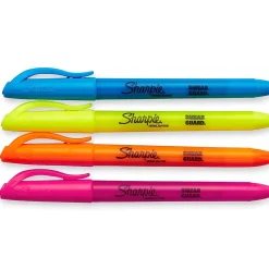 Sharpie Highlighter, Chisel Point, Assorted, 4/Pack (27174)