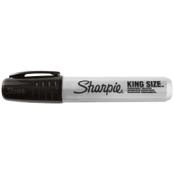 Sharpie King Size Permanent Marker, Chisel Tip, Black (15001A)