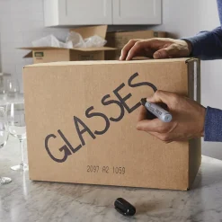 Sharpie King Size Tank Permanent Marker, Chisel Tip, Black, 12/Pack (15001A)