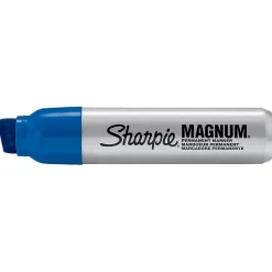 Sharpie Magnum Permanent Marker, XL Chisel Tip, Blue (44003)