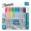 Sharpie Mystic Gems Permanent Markers, Fine Tip, Assorted, 24/Pack (2136727)