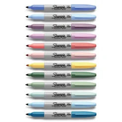 Sharpie Mystic Gems Permanent Markers, Fine Tip, Assorted, 24/Pack (2136727)