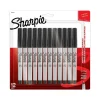 Sharpie Permanent Marker, Ultra Fine Tip, Black, Dozen (2154735)