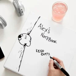 Sharpie Permanent Marker, Fine Tip, Black, 5/Pack (30665)