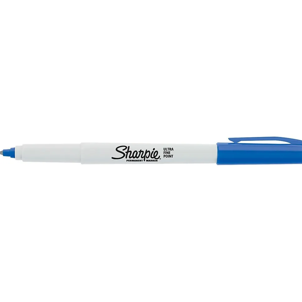 Sharpie Permanent Marker, Ultra Fine Tip, Blue (37003)