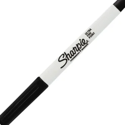 Sharpie Permanent Marker, Ultra Fine Tip, Black (37121)