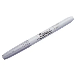 Sharpie Permanent Markers, Fine Tip, Assorted Metallic Inks, 2/Pack (1829202)