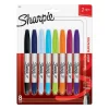 Sharpie Permanent Markers, Twin Tip, Assorted, 8/Pack (33861)