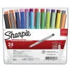 Sharpie Permanent Markers, Ultra Fine Tip, Assorted, 24/Pack (75847)