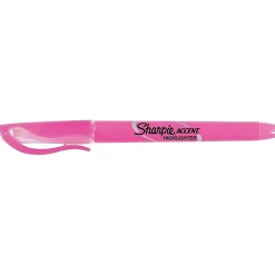 Sharpie Pocket Stick Highlighters, Chisel Tip, Flourescent Pink, Dozen (27009)