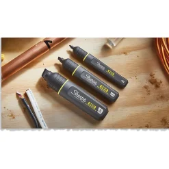 Sharpie PRO Permanent Markers, Chisel Tip, Black, 12/Pack (2018326A)