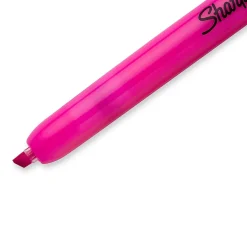 Sharpie Retractable Highlighter, Chisel Tip, Fluorescent Pink, Dozen (28029)