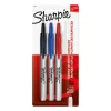 Sharpie Retractable Permanent Markers, Fine Tip, Assorted, 3/Pack (32726)