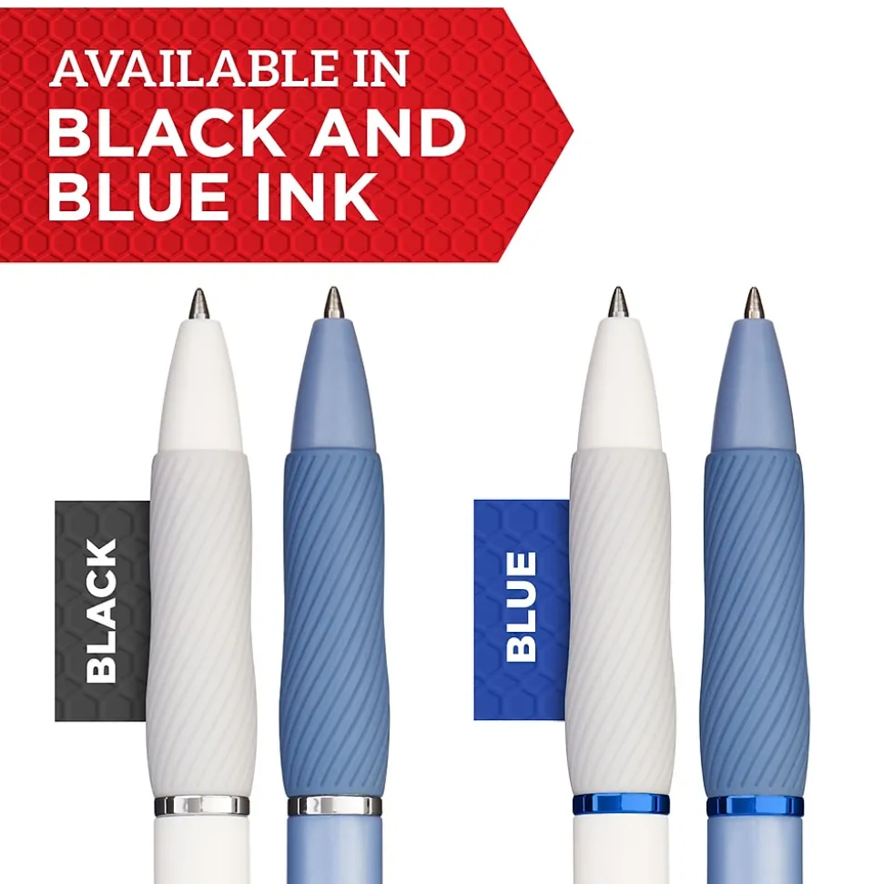 Sharpie S-Gel Retractable Gel Pen, Medium Point, 0.7mm, Black Ink, 8/Pack (2169762)