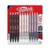 Sharpie S-Gel Retractable Gel Pen, Medium Point, Assorted Ink, Dozen (2129832)