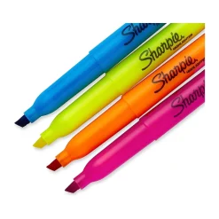 Sharpie Stick Highlighters, Chisel Tip, Assorted Colors, 4/Pack (2102110)