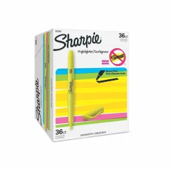 Sharpie Stick Highlighter, Chisel Tip, Yellow, 36/Pack (2003991)