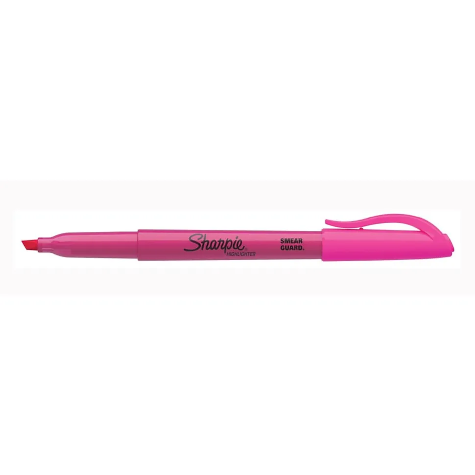 Sharpie Stick Highlighter, Chisel Tip, Pink (27009)