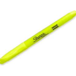 Sharpie Stick Pocket Highlighter, Chisel Tip, Yellow, 4/Pack (1770695)