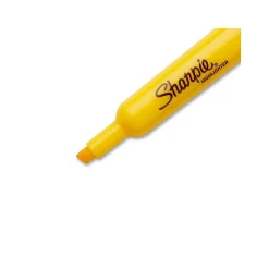 Sharpie Tank Highlighter, Chisel Tip, Yellow, Dozen (25005)