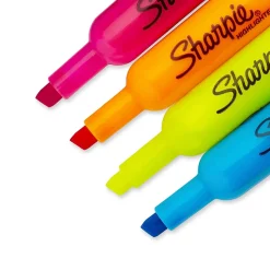 Sharpie Tank Highlighter, Chisel Tip, Assorted, 5/Pack (1809199)