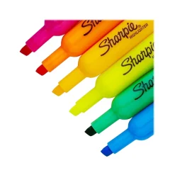 Sharpie Tank Highlighters, Chisel Tip, Assorted Colors, 20/Pack (25018)