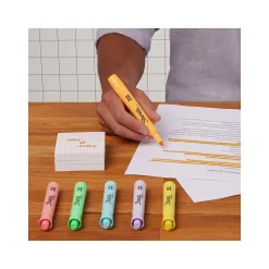 Sharpie Tank Highlighters, Chisel Tip, Assorted Colors, 6/Pack (2157488)