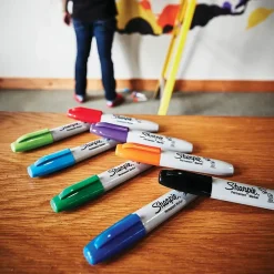 Sharpie Tank Permanent Marker, Chisel Tip, Assorted, 8/Pack (38250PP)