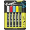 Sharpie Tank Wet Erase Marker, Medium Tip, Assorted, 5/Pack (2103011)