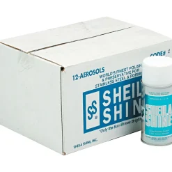 Sheila Shine Stainless Steel Cleaner & Polish, Aerosol, 10 Oz., 12/Carton (SSI1CT)