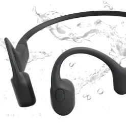 Shokz OpenRun Mini Bone-Conduction Headphones with Microphones, Black (VXLS803MNBKUS)