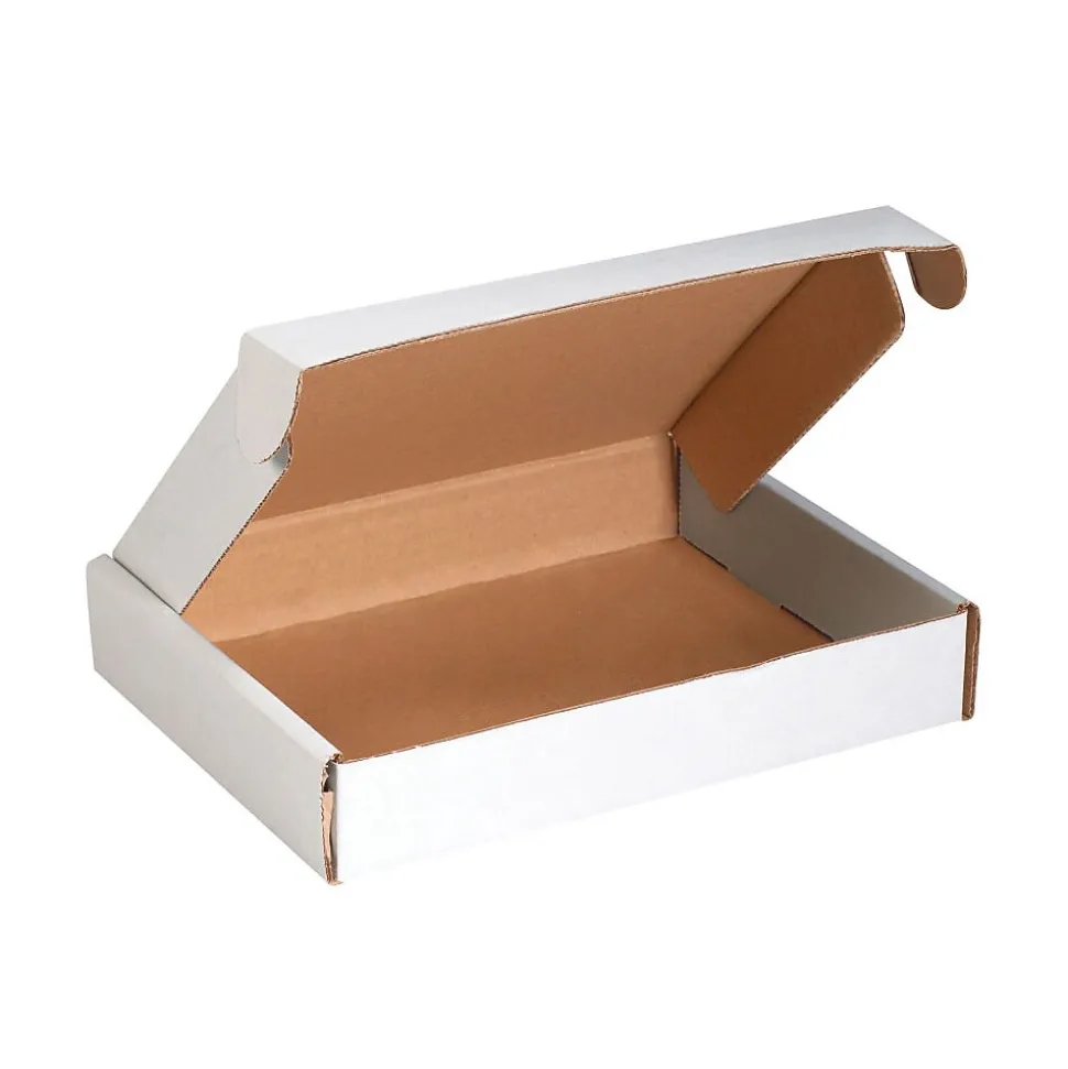 SI Products Deluxe Literature Mailers, 12 1/8" x 9 1/4" x 2", White, 50/Bundle (MFL1292)