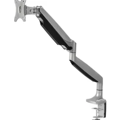 SIIG Adjustable Monitor Mount, Up to 32", Silver (CE-MT2D12-S1)