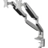SIIG Adjustable Monitor Mount, Up to 32", Silver (CE-MT2E12-S1)