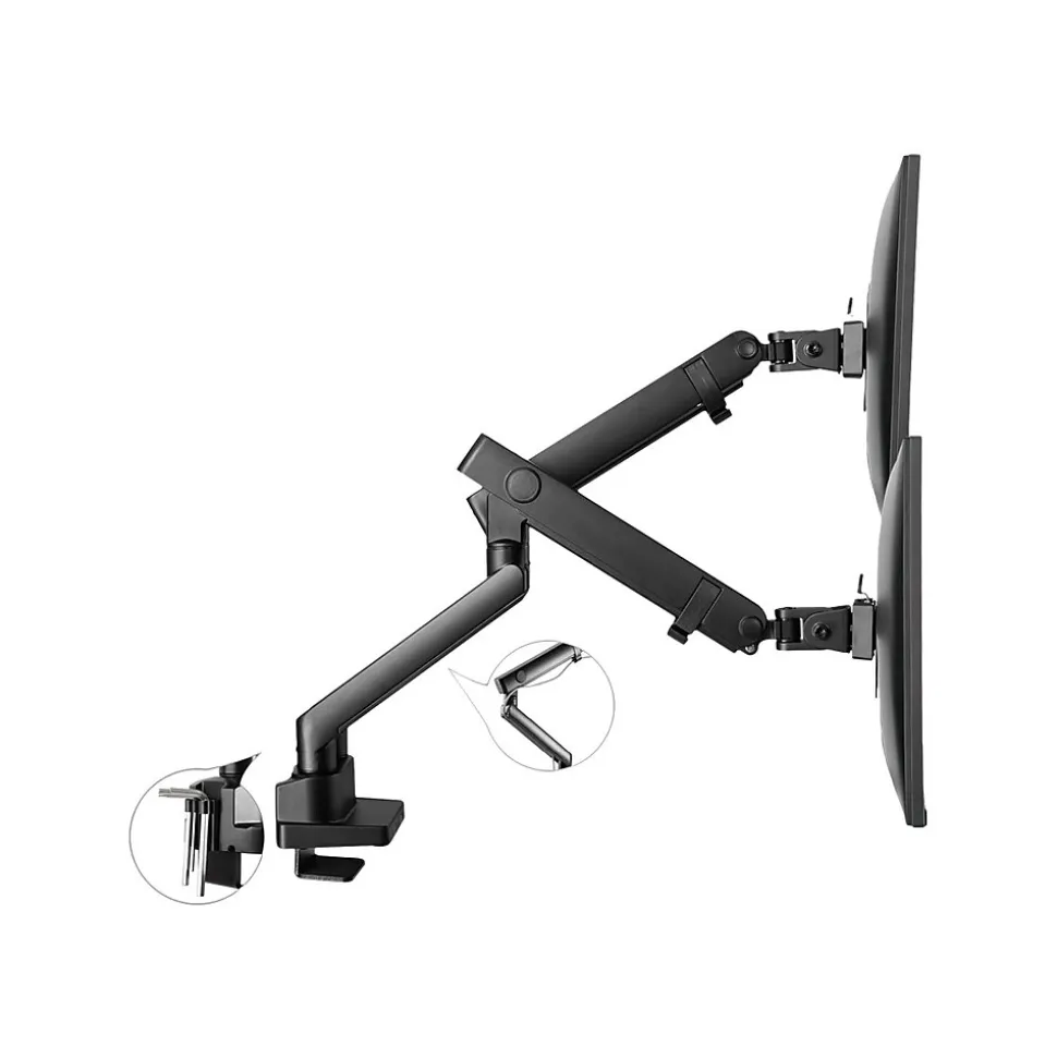 SIIG Adjustable Mounting Kit, Up to 32" Monitor, Black (CEMT2U12S1)