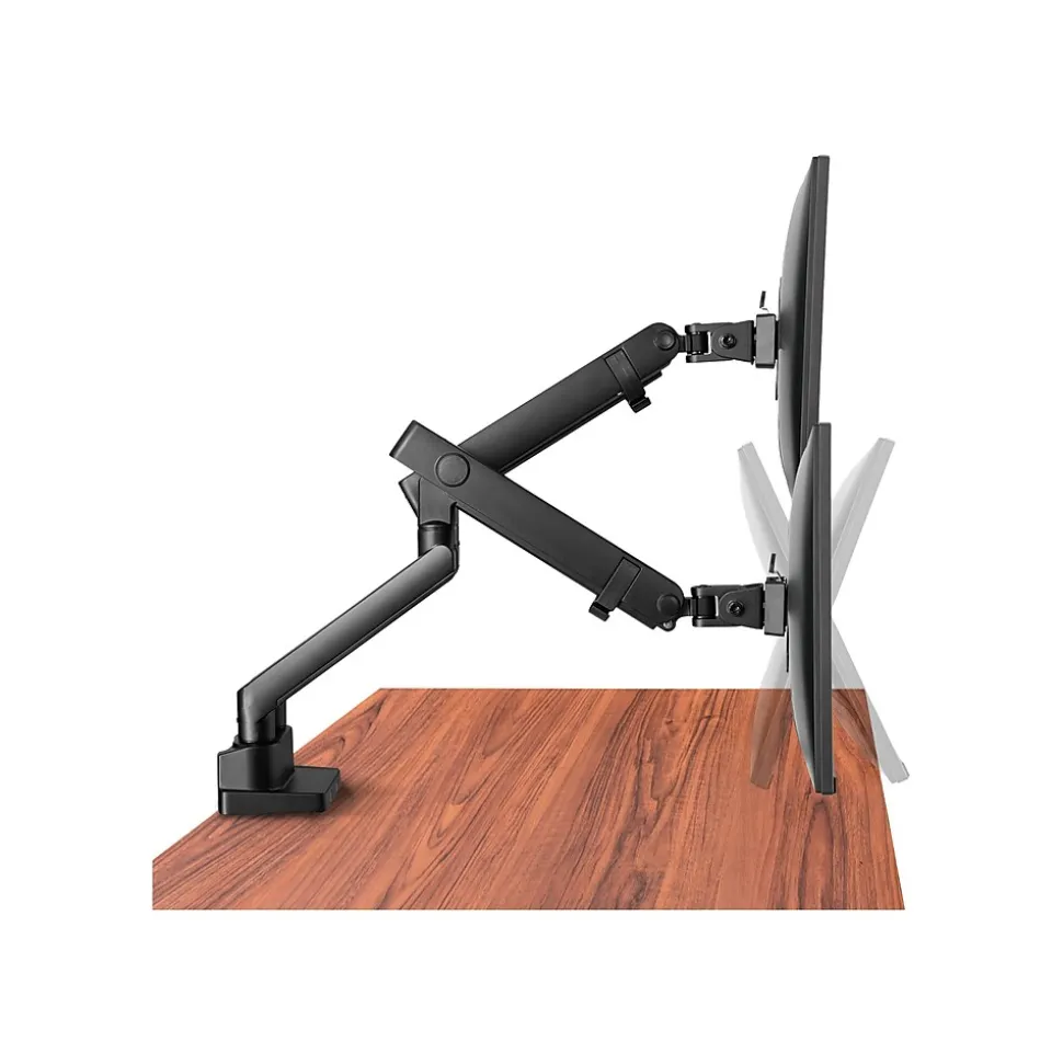 SIIG Adjustable Mounting Kit, Up to 32" Monitor, Black (CEMT2U12S1)