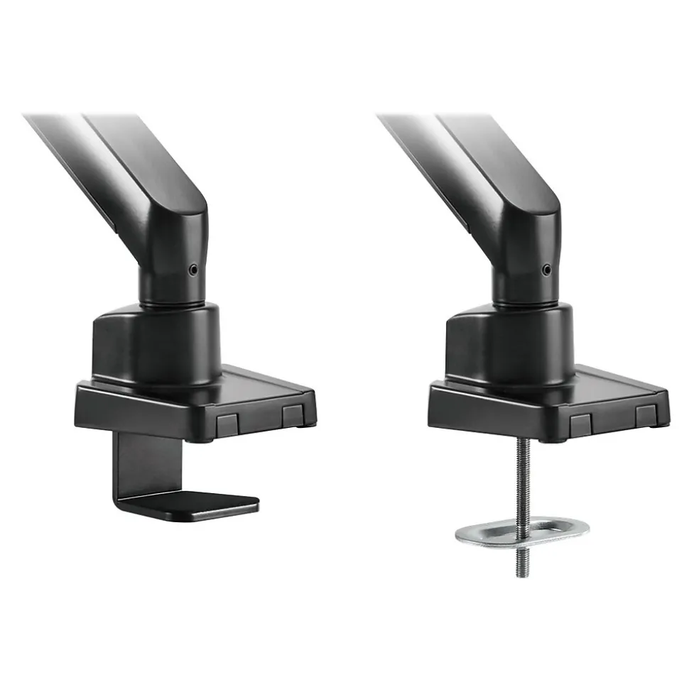 SIIG Aluminum Mechanical Spring Slim Monitor Arm - Single, Up to 32", Black (CE-MT2T12-S1)