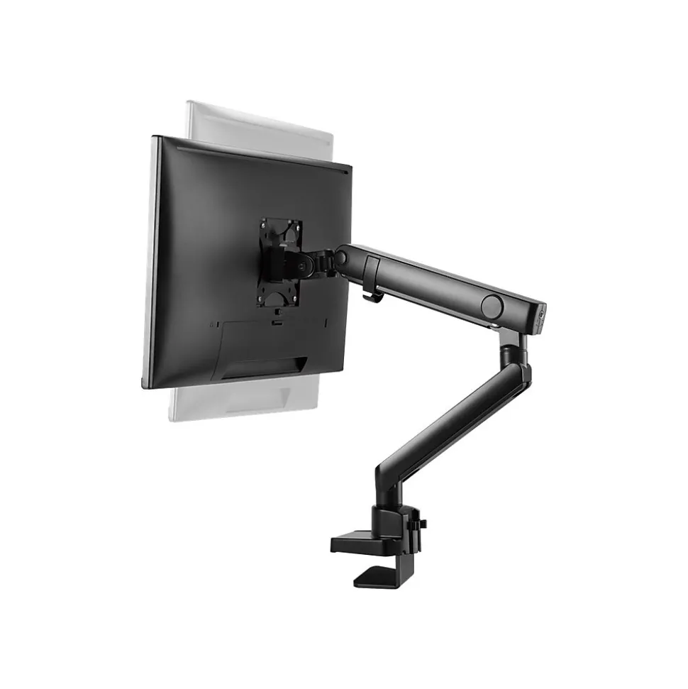 SIIG Aluminum Mechanical Spring Slim Monitor Arm - Single, Up to 32", Black (CE-MT2T12-S1)