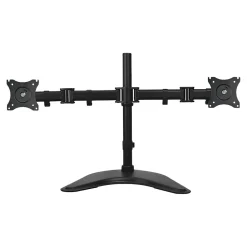 SIIG Articulated Freestanding Dual Monitor Desk Stand - 13"-27" Mounting kit, Up to 27", Black (CE-MT1U12-S1)