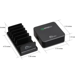 SIIG USB-A/USB-C Charging Kit for Smartphones, Black (AC-PW1714-S1)