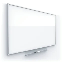 Silhouette™ Total Erase® Dry-Erase Whiteboard, Silver Aluminum Frame, 39"x22' (C3922)