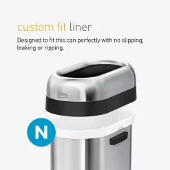 simplehuman Code N 13 Gallon Trash Bag, 22.8