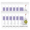 simplehuman Code R 2.6 Gallon Trash Bag, Low Density, White, 240 Bags/Box (CW0253)