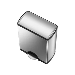simplehuman Indoor Step Trash Can, Brushed Stainless Steel, 13 Gal. (CW1816)