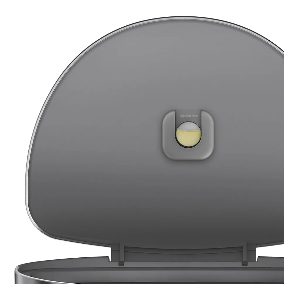 simplehuman Indoor Step Trash Can, Brushed Stainless Steel, 12 Gal. (CW2030)