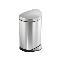 simplehuman Indoor Step Trash Can, Brushed Stainless Steel, 2.6 Gal. (CW1833)