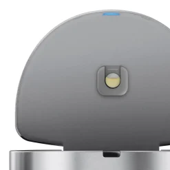 simplehuman Semi-Round Sensor Trash Can with Liner Pocket, Brushed Stainless Steel, 12 Gallon (ST2009)