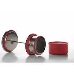 Simpli Press 34-Ounce Coffee Press, Red (SIM34ORED)