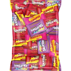 Skittles & Starburst Fun-Size Variety Pack, 104.4 oz. (220-00768)