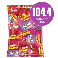 Skittles & Starburst Fun-Size Variety Pack, 104.4 oz. (220-00768)